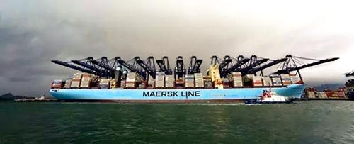 中國(guó)到美西、美東的馬士基快船航線