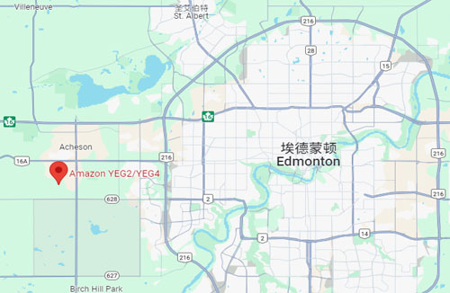 YEG2這個(gè)城市在埃德蒙頓的西邊，


